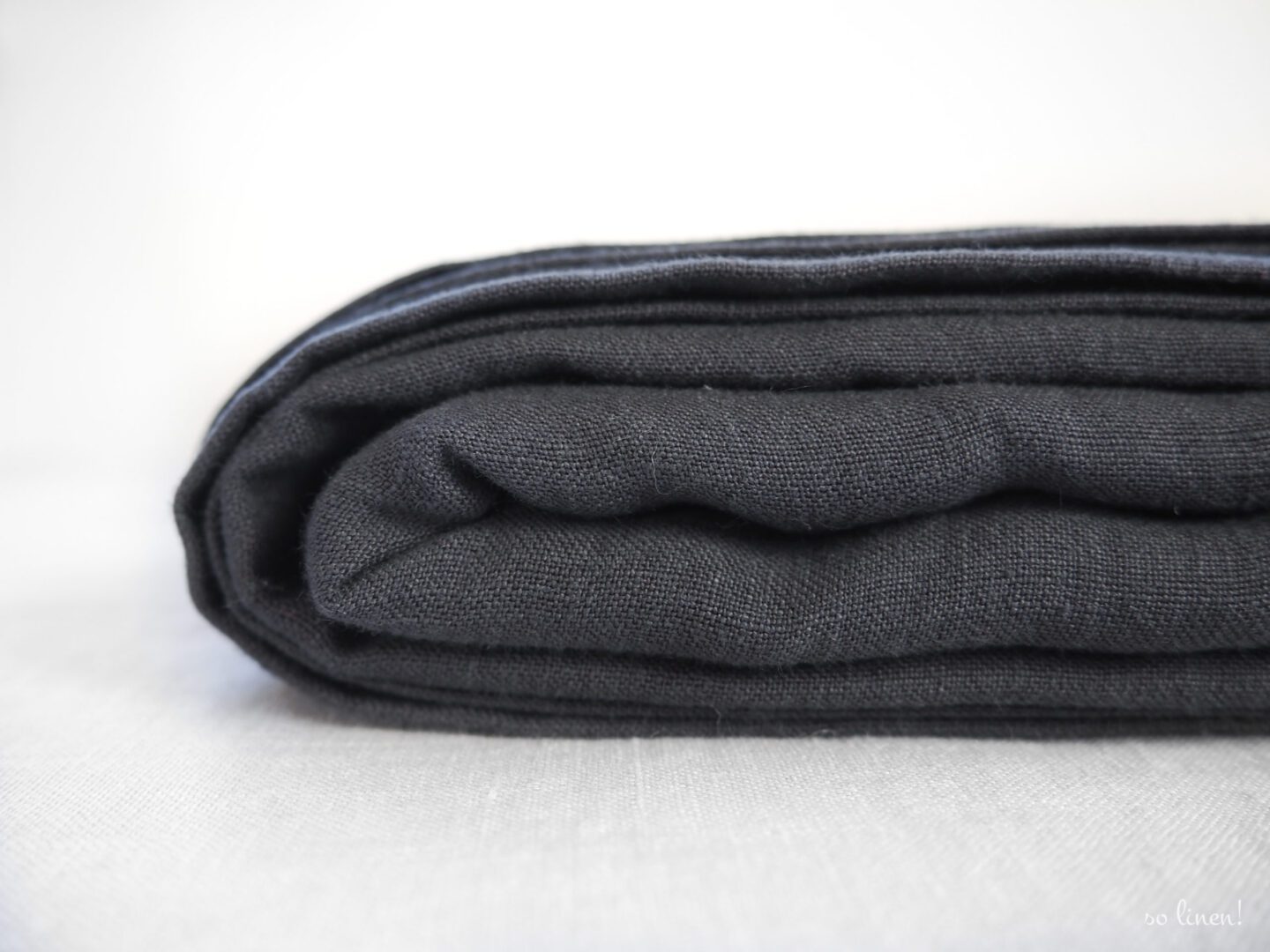 charcoal linen flat sheet