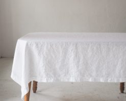 Large linen tablecloth