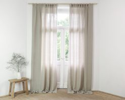 sheer linen curtains