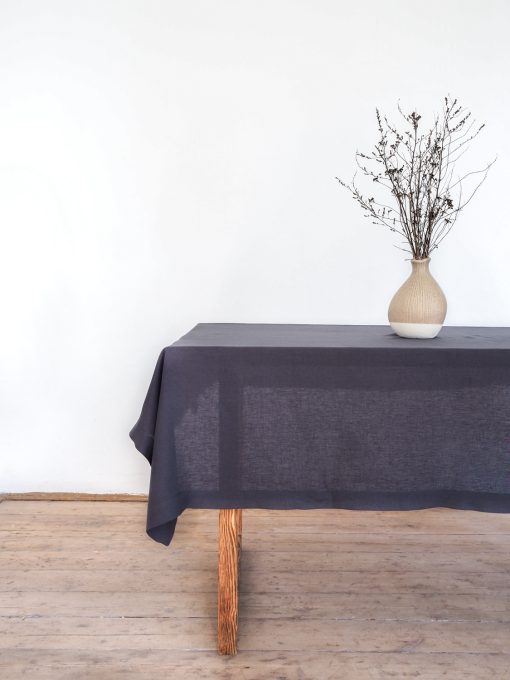Elegant linen tablecloth