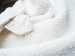 Weiß Leinen-Frottee-Handtuch