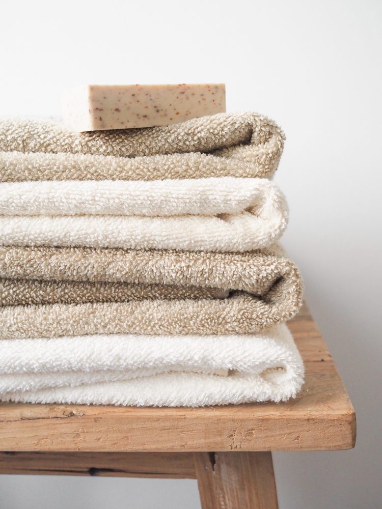 Details about   Linen Flax FACE TOWEL TERRY Washcloth Mat Natural Antimicrobial 
