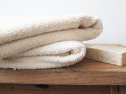 lniany ręcznik frotte