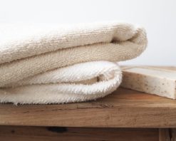 lniany ręcznik frotte