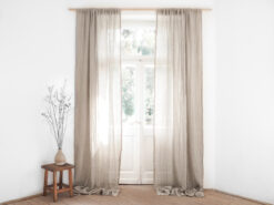 linen net curtains