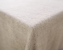 Burlap tablecloth