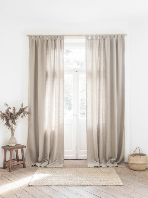 shading linen curtains