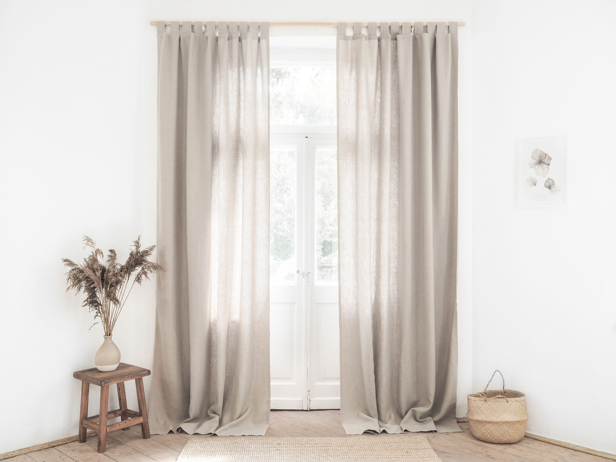 shading linen curtains