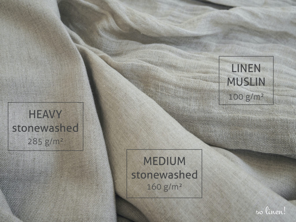 Linen net curtains | Made of gently transparent linen muslin