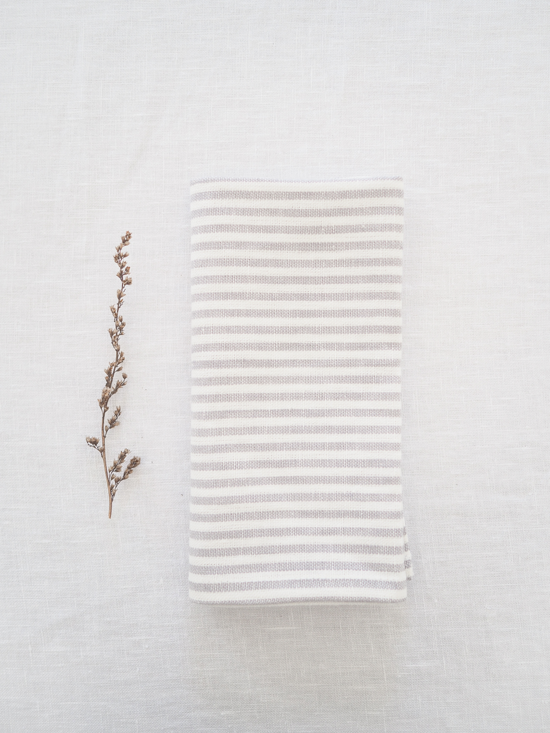 Striped linen napkins