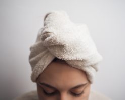 Linen terry turban