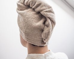 turban do włosów len