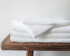 Ręcznik lniany wafel