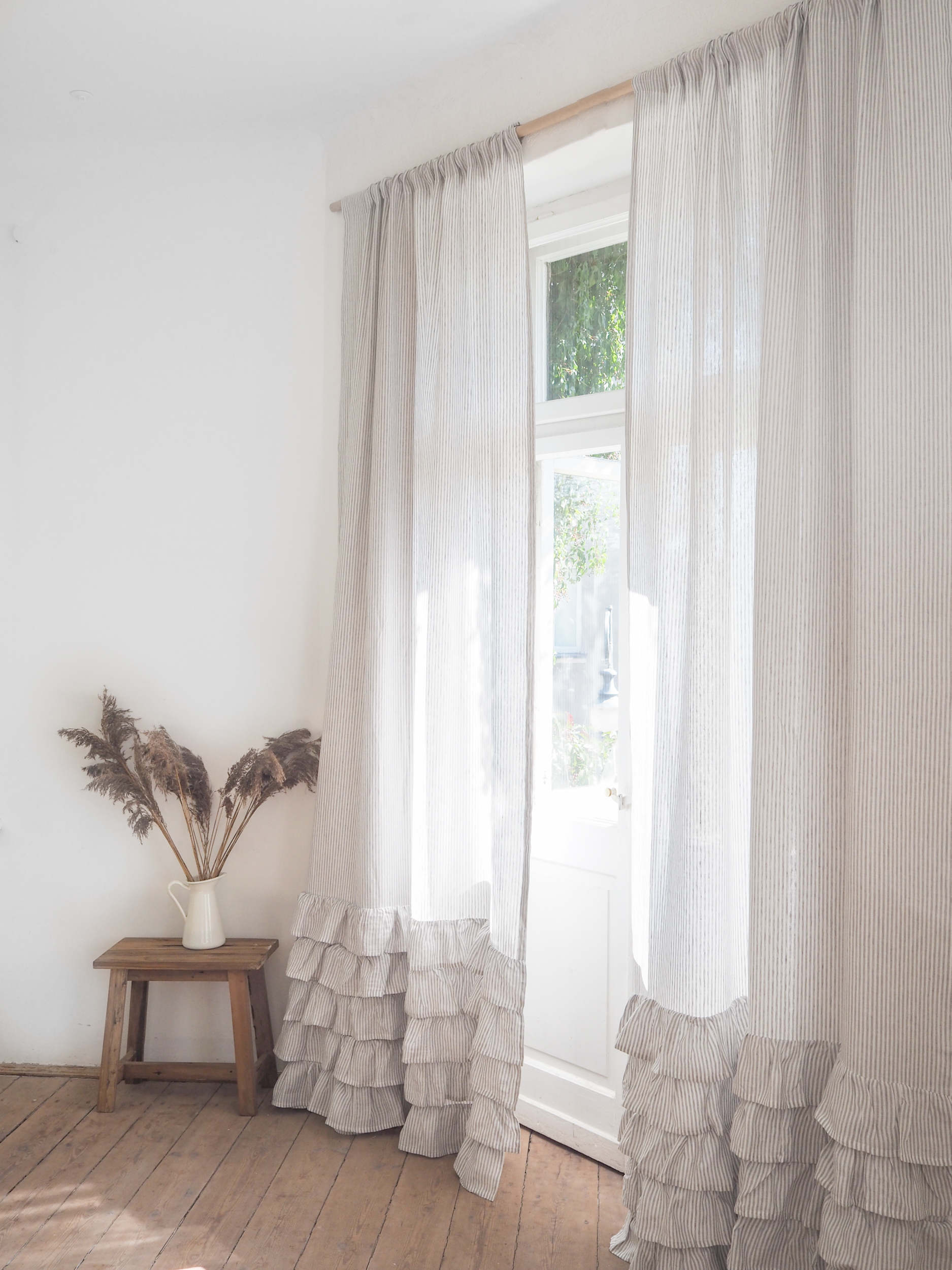 romantic linen curtains