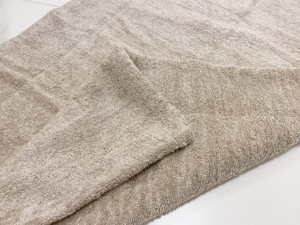 linen bathroom mat 
