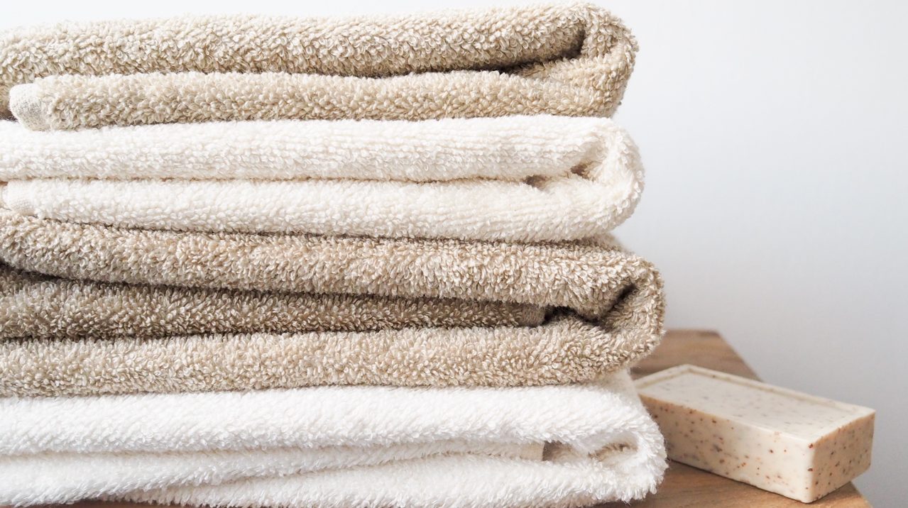Voluminous linen bath towel, natural bath towel - Linenbee