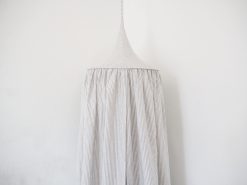 Striped linen canopy
