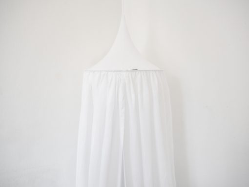 White linen canopy