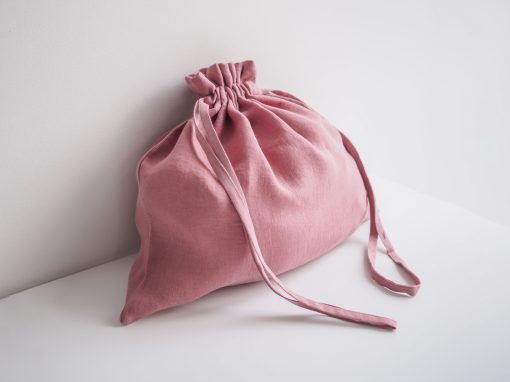 Linen bag for handbag