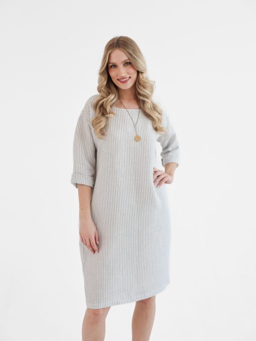 Linen tunic dress