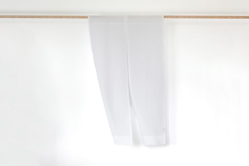 White noren curtains