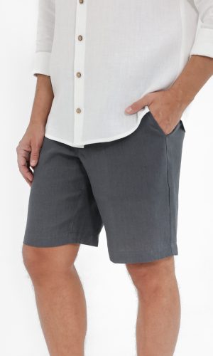 Elegant linen men's shorts