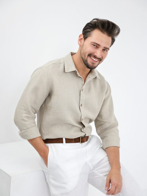 Men's linen shirt