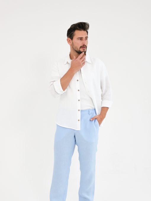 Men's pants made of linen