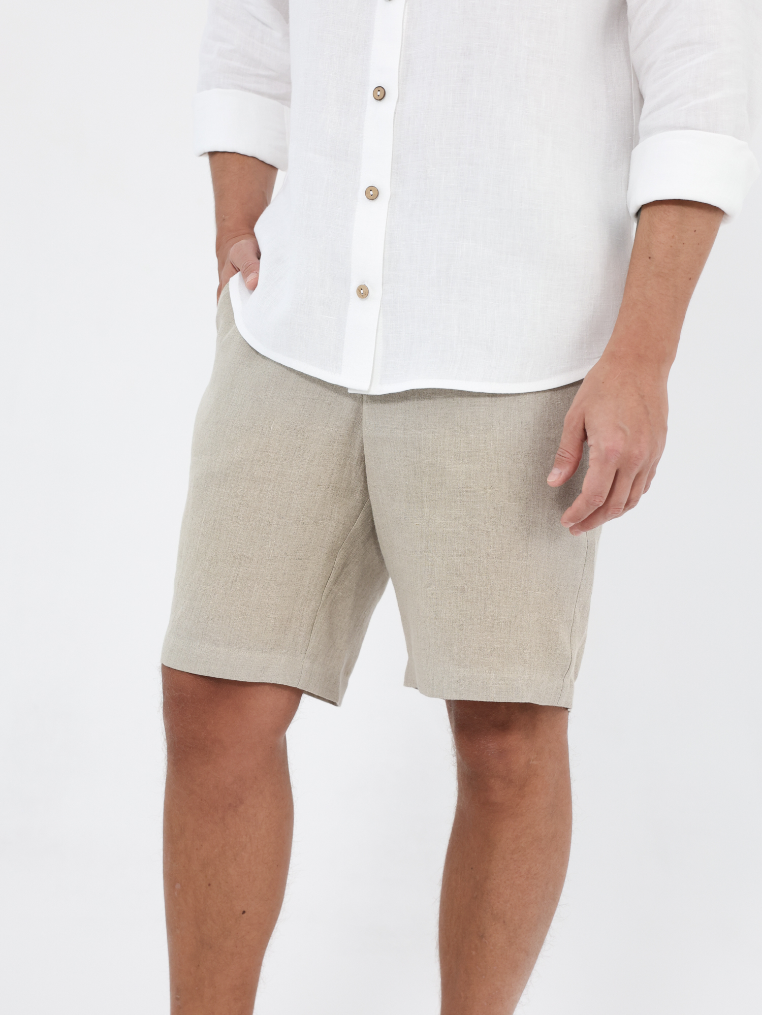 Men's linen shorts