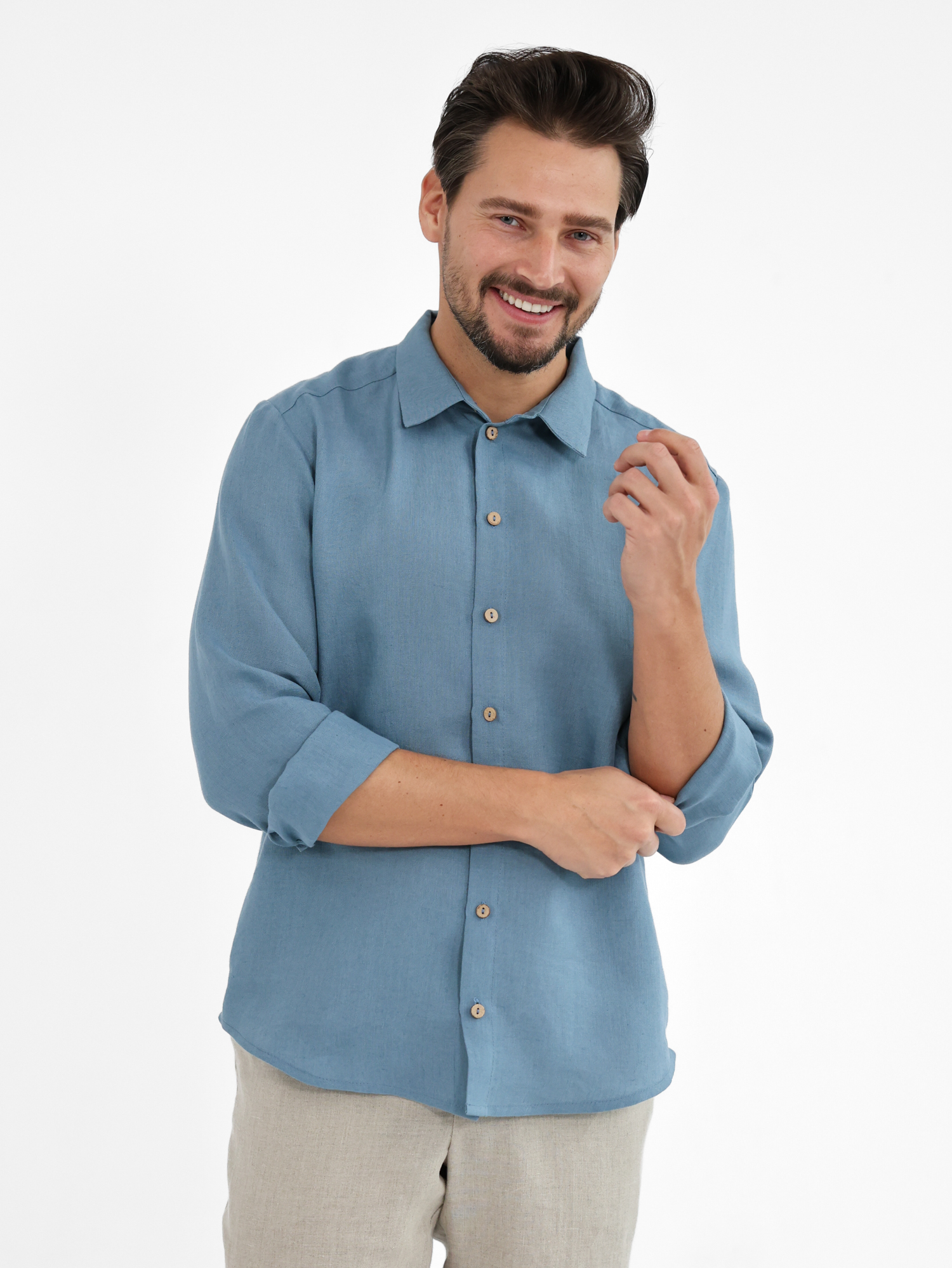Men's summer linen shirt