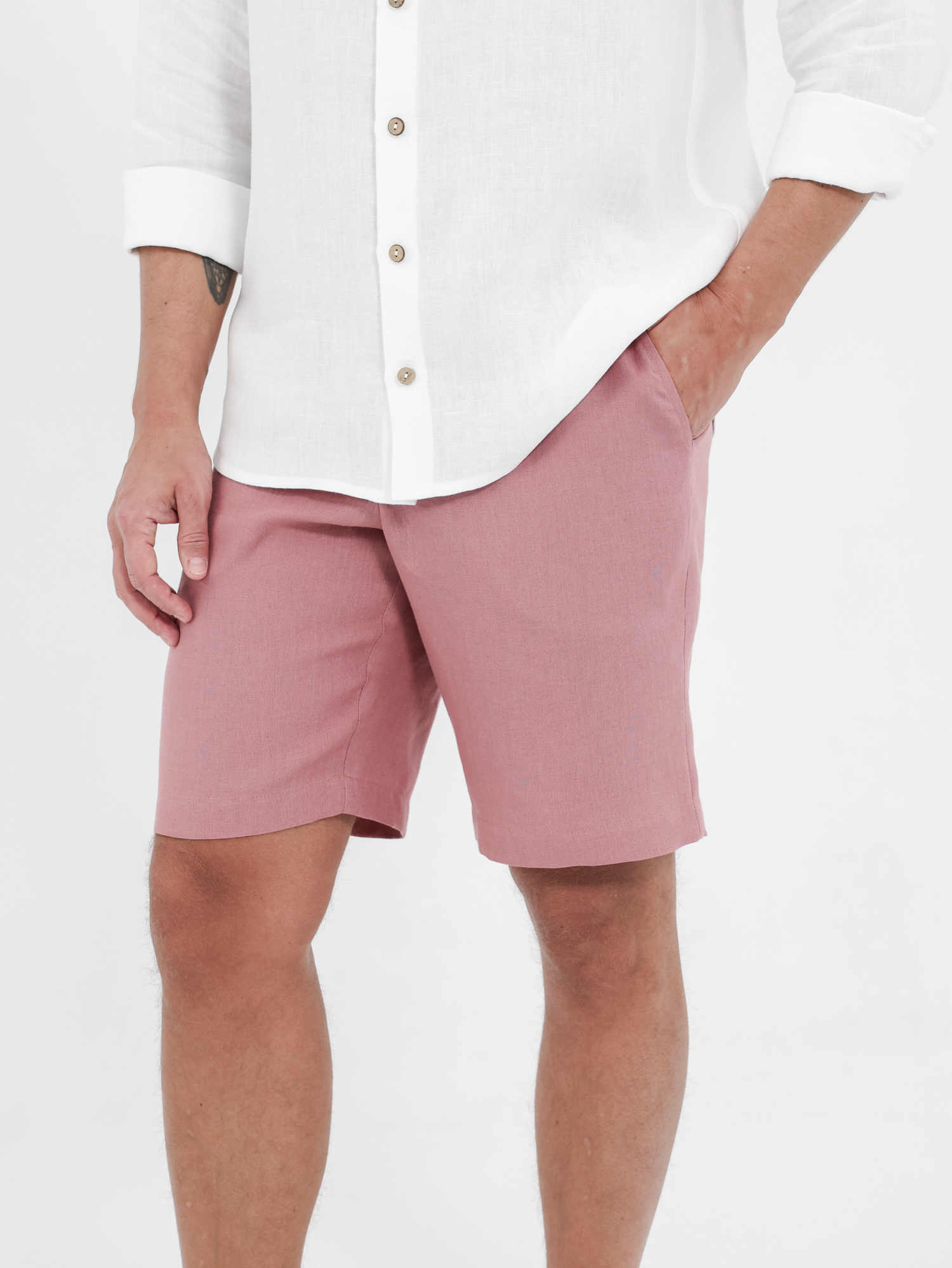 Men's linen shorts for summer