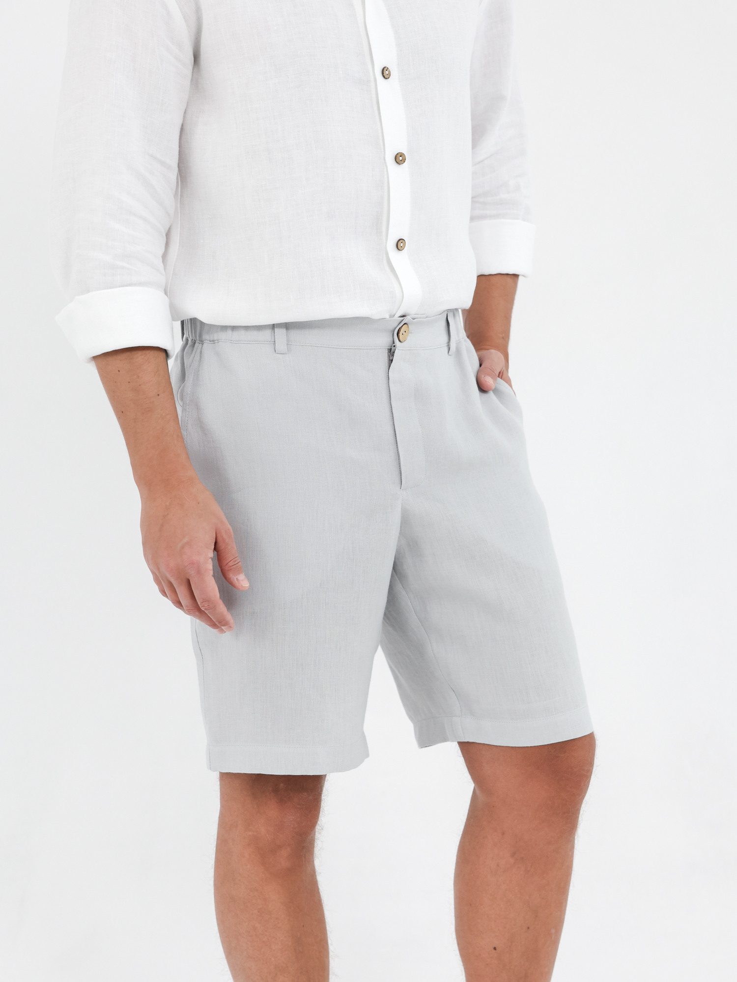 Men's linen short pants