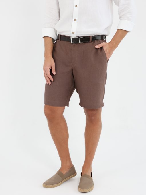 Linen shorts for men